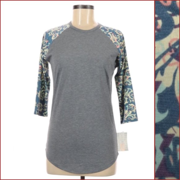 LuLaRoe Tops - LulaRoe Randy Raglan Tee Shirt